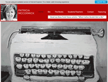 Tablet Screenshot of patriciamccormick.com